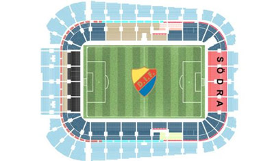 Stockholmsarenan premiÃ¤r 2013, 21 juli DIF-NorrkÃ¶ping